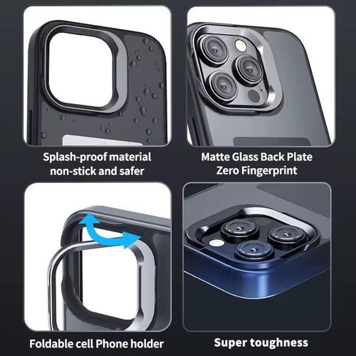 Creative Case Coque iPhone DIY Smart NFC Écran 3.7 avec Résolution 400*800, Supporte le Montage Magnétique et la Charge Sans Fil