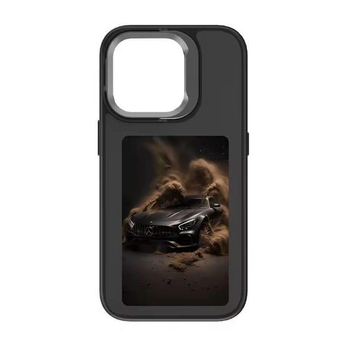 Creative Case Coque iPhone DIY Smart NFC Écran 3.7 avec Résolution 400*800, Supporte le Montage Magnétique et la Charge Sans Fil