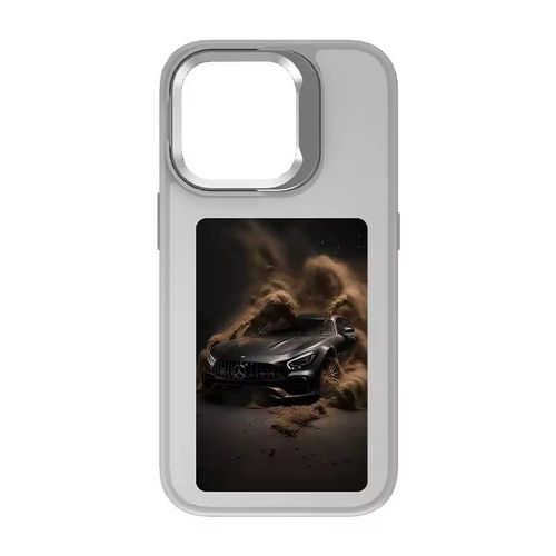 Creative Case Coque iPhone DIY Smart NFC Écran 3.7 avec Résolution 400*800, Supporte le Montage Magnétique et la Charge Sans Fil
